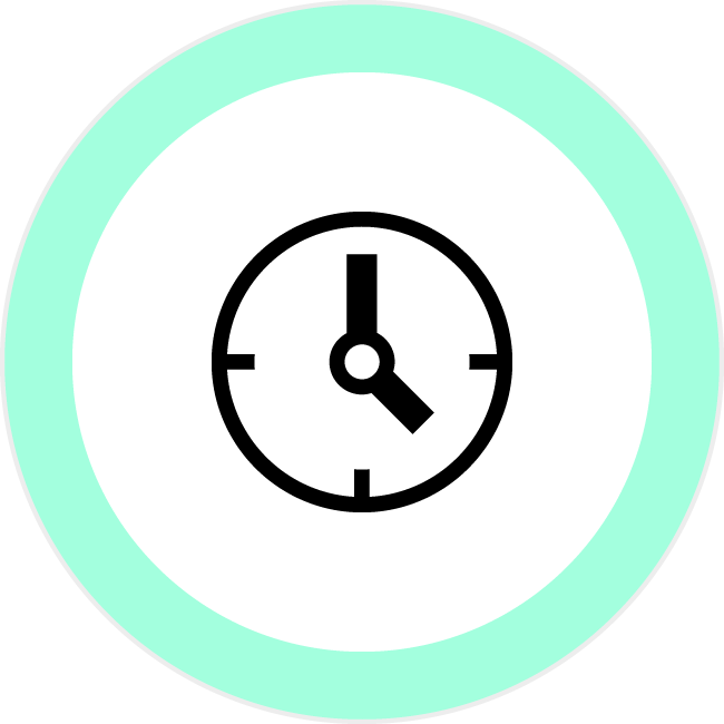 時計 予定 6mmアイコンの浸透印