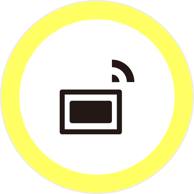 タブレット PC 3mmアイコンの浸透印