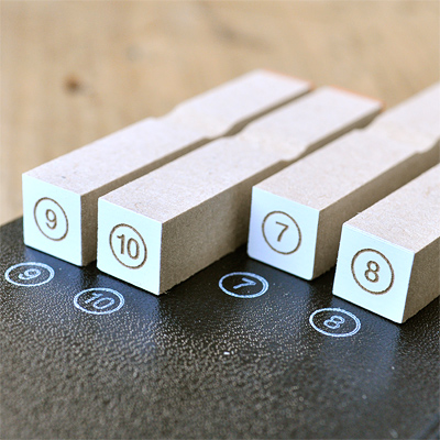 ７から10までの丸囲み数字セット
