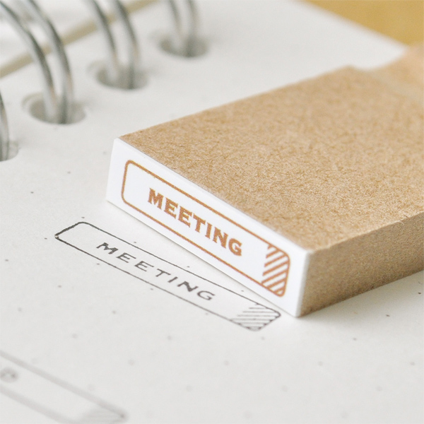 MEETING （ 会議・ミーティング ） ： インデックス＆見出しスタンプ