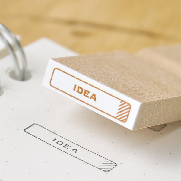 IDEA （ アイデア・ヒント ） ： インデックス＆見出しスタンプ