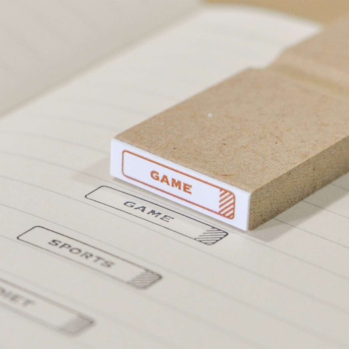 GAME （ゲーム）： インデックス＆見出しスタンプ