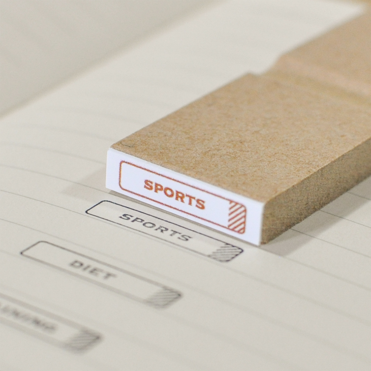 SPORTS（スポーツ）： インデックス＆見出しスタンプ