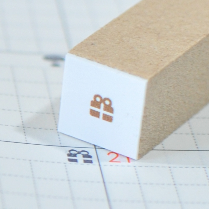 【3mm】 プレゼントボックス：3mm アイコンシリーズ
