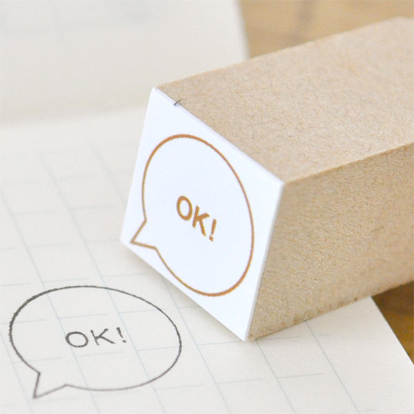 フキダシ「 OK 」スタンプ 【Lサイズ】
