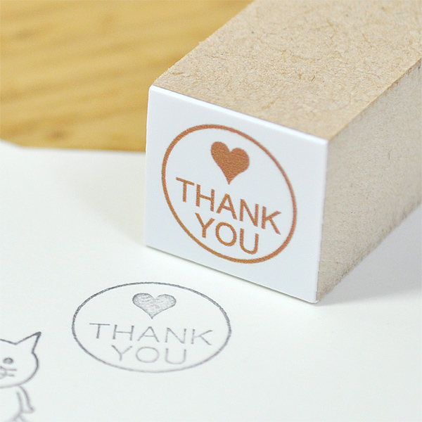 Thank You! ありがとうスタンプ、ゴム印バージョン