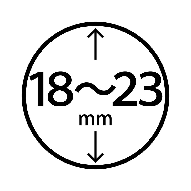 丸のスタンプ 太枠 直径18-23mmまで 浸透印
