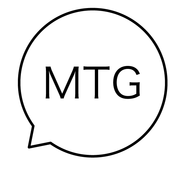 MTG 吹き出しのスタンプ 浸透印