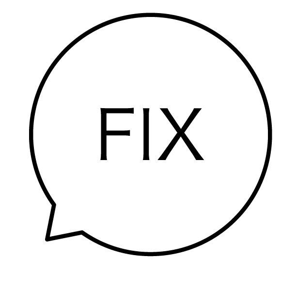 FIX 吹き出しのスタンプ 浸透印