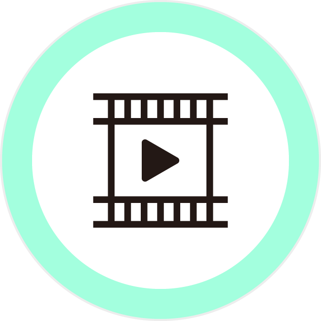 映画 フイルム 6mmアイコンの浸透印