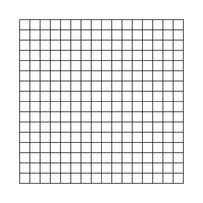 16×16マスのスタンプ ドット絵