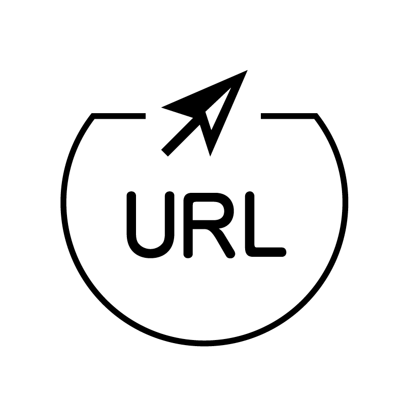 URL　矢印 の アイコン付き カレンダー スタンプ