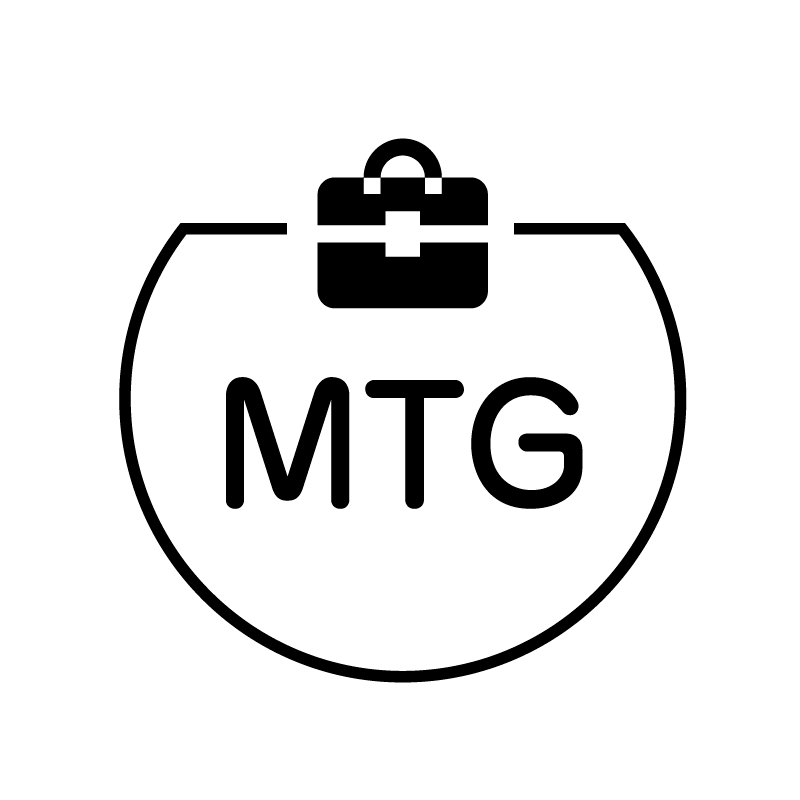 MTG　ビジネスバッグのアイコン付き カレンダースタンプ