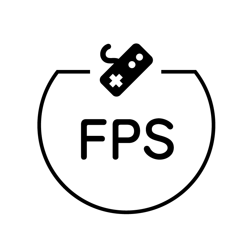 FPS　ゲームのアイコン付き カレンダースタンプ