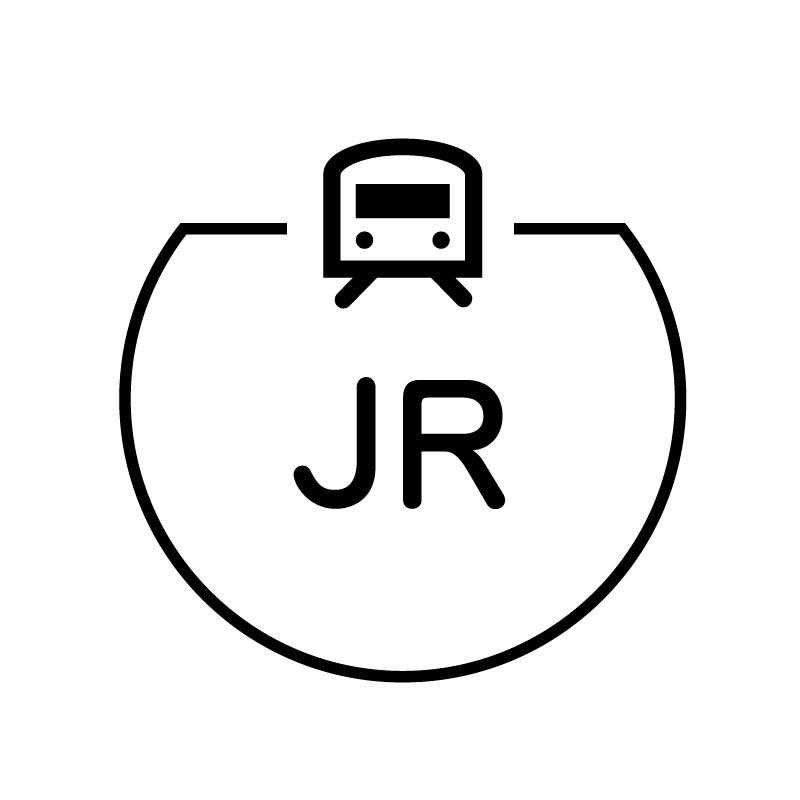 JR　電車のアイコン付き カレンダースタンプ