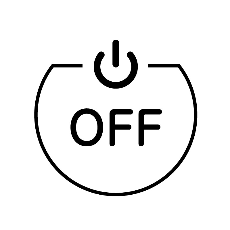 OFF スタートのアイコン付き カレンダースタンプ
