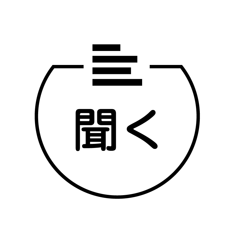 聞く 再生中のアイコン付き カレンダースタンプ