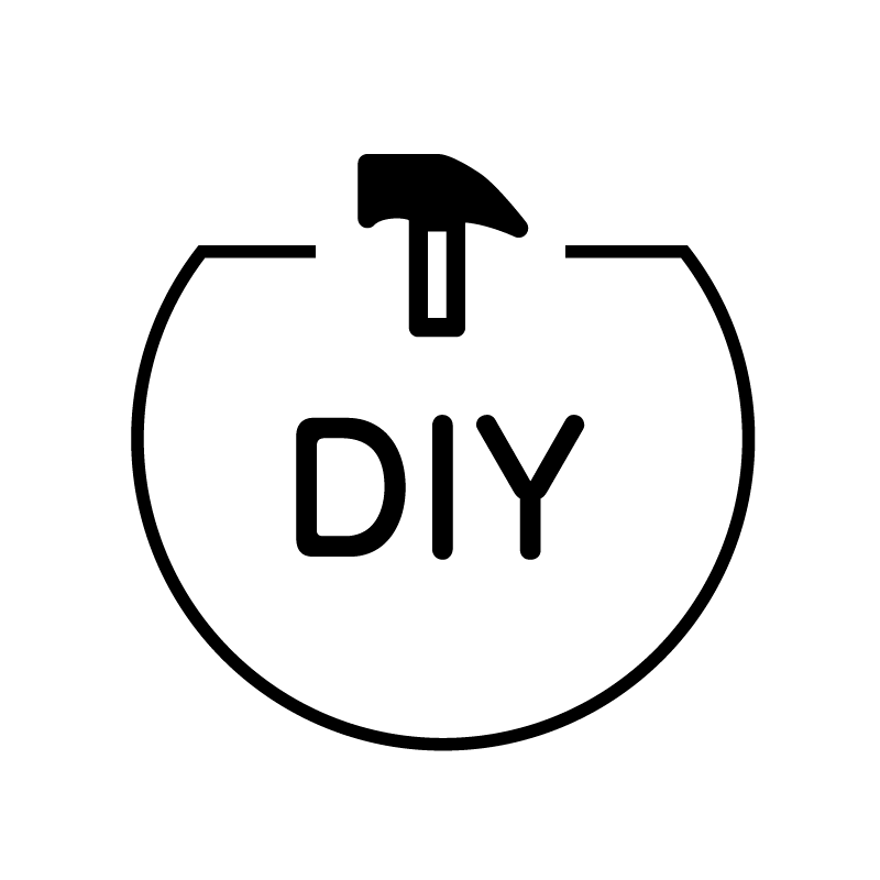 DIY ハンマーのアイコン付き カレンダースタンプ