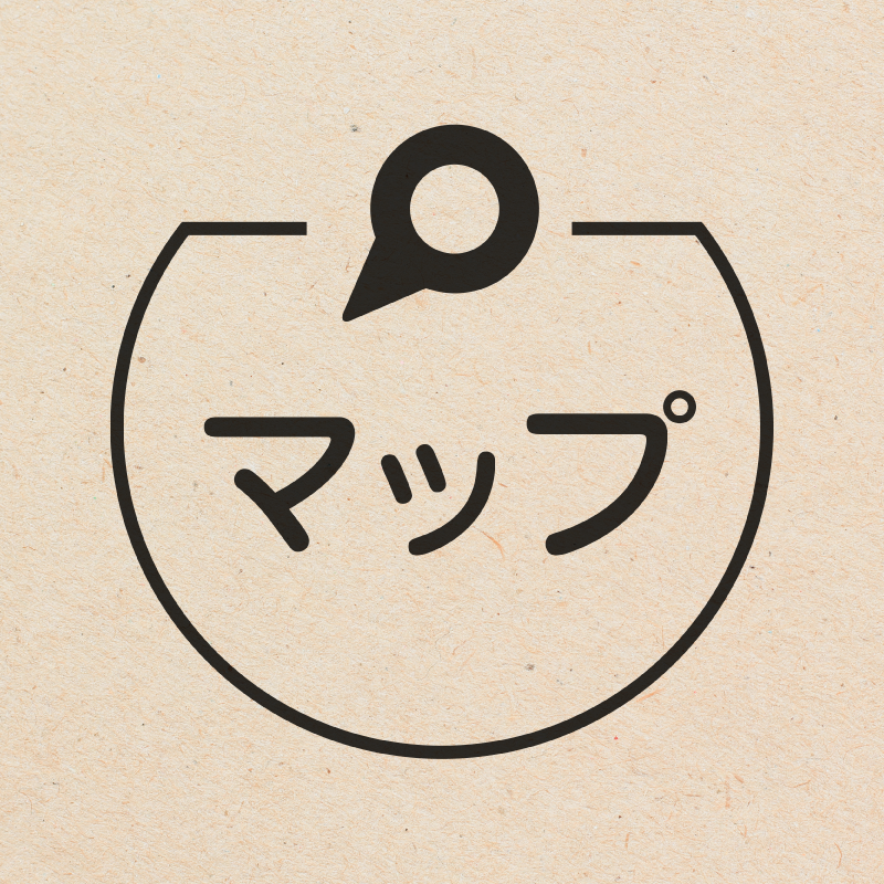 マップ ピンのアイコン付き カレンダースタンプ 浸透印
