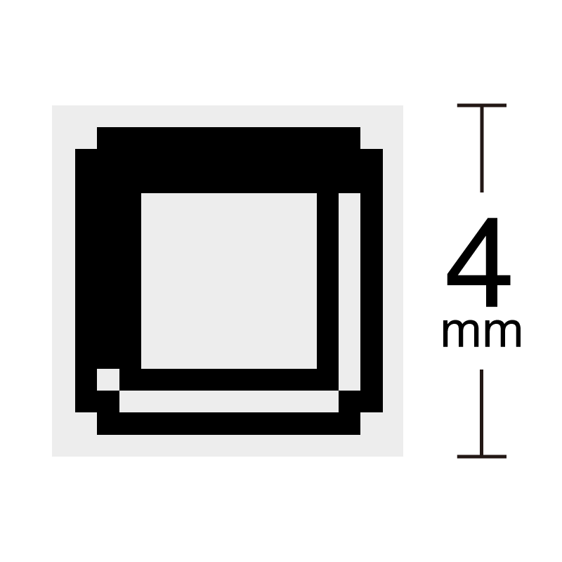 ToDoボックス ドット絵アイコン 小サイズ 浸透印
