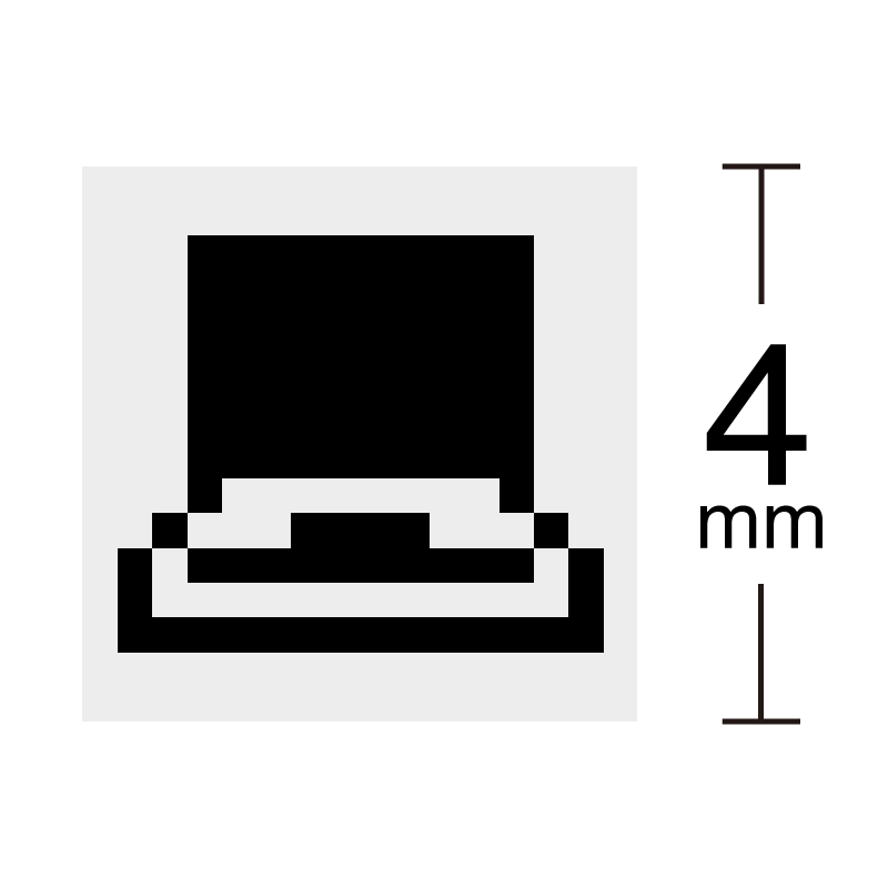 ノートPC パソコン リモートワーク ドット絵アイコン 小サイズ 浸透印