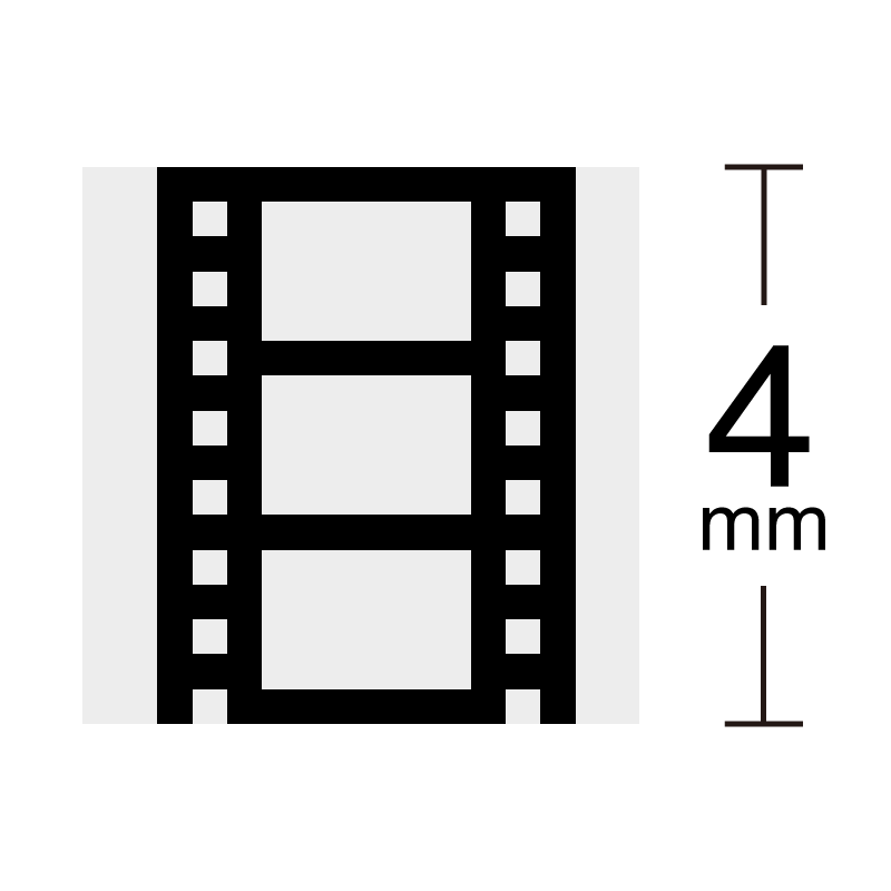 映画 DVD サブスク ドット絵アイコン 小サイズ 浸透印