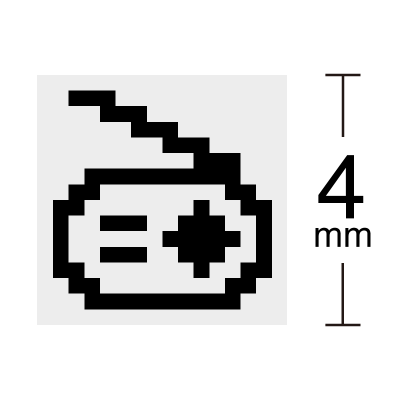 ラジオ ドット絵アイコン 小サイズ 浸透印