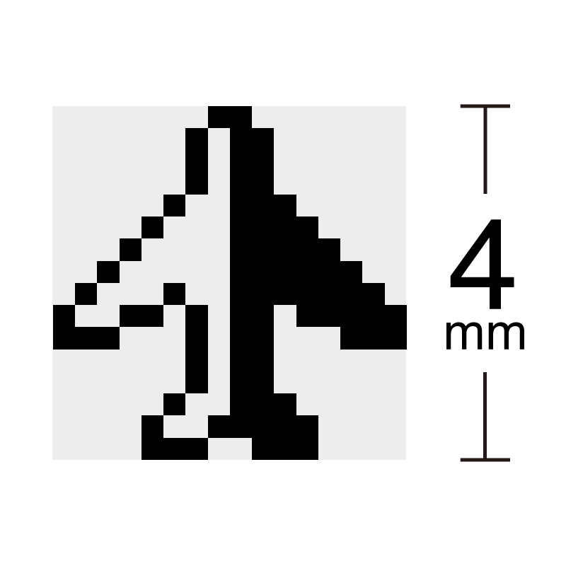 飛行機 LCC 出張 旅行 ドット絵アイコン 小サイズ 浸透印