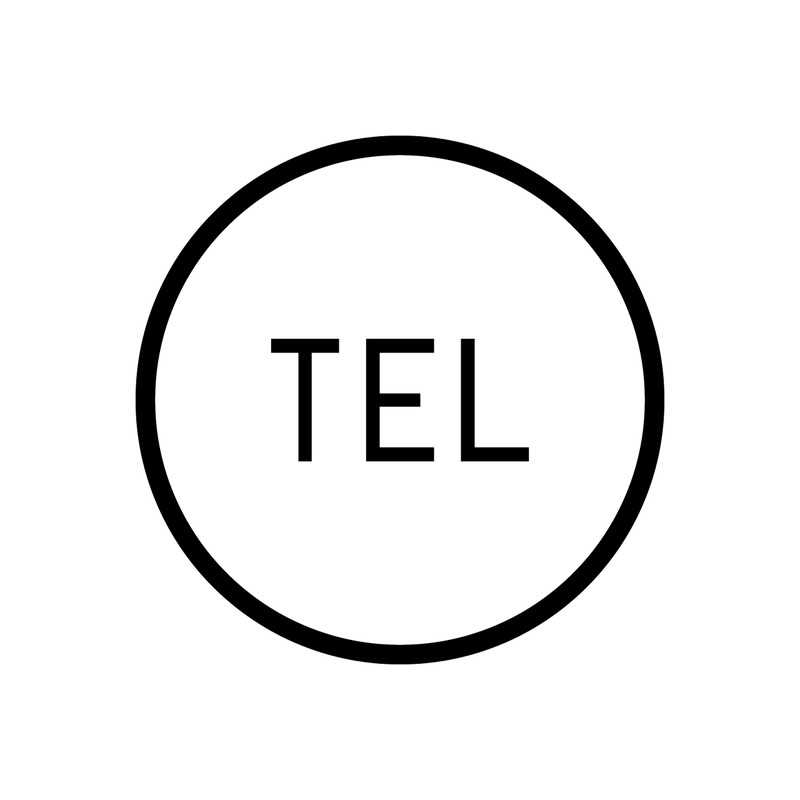 TEL スタンプ 直径6.5mm 浸透印 電話 連絡