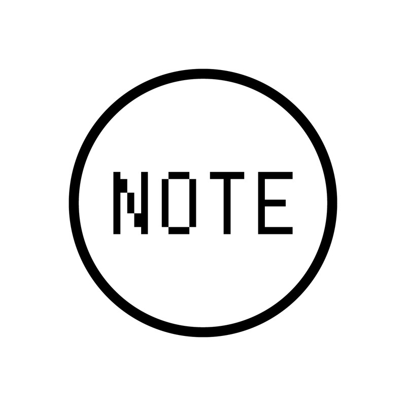 NOTE スタンプ 直径6.5mm 浸透印 ノート メモ