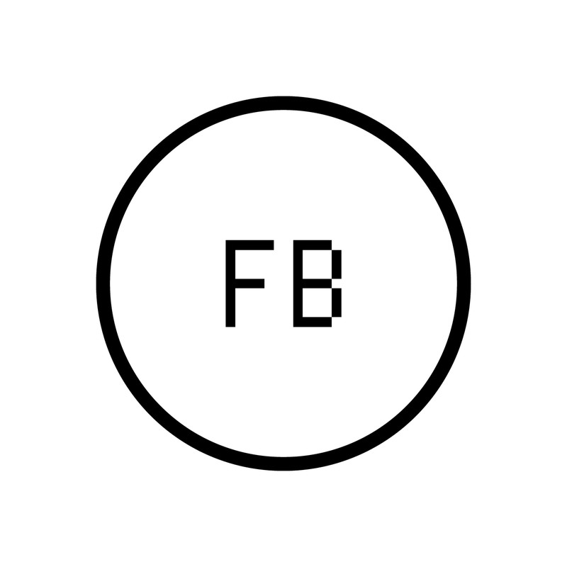 FB スタンプ 直径6.5mm 浸透印 Facebook SNS